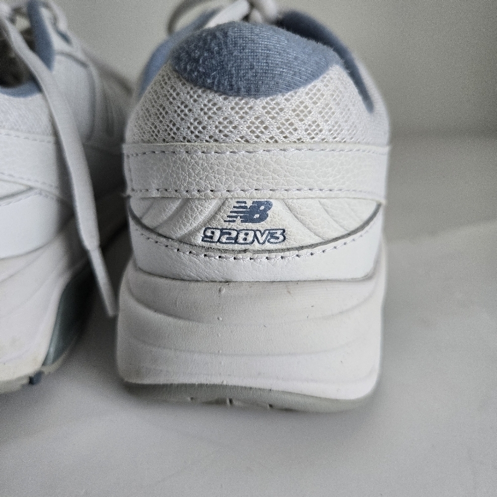 New Balance White Leather Walking Sneakers 2E WW928WB3 Size 6 - Picture 6 of 9
